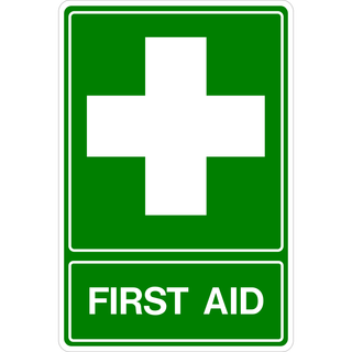 First Aid Sign 300 x 450 mm 0.7 kg