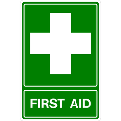 First Aid Sign 300 x 450 mm 0.7 kg