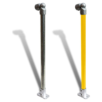 Cope Modular Handrail – Adjustable End Stanchion 35 kg Color Galvanised CMH-AES-G