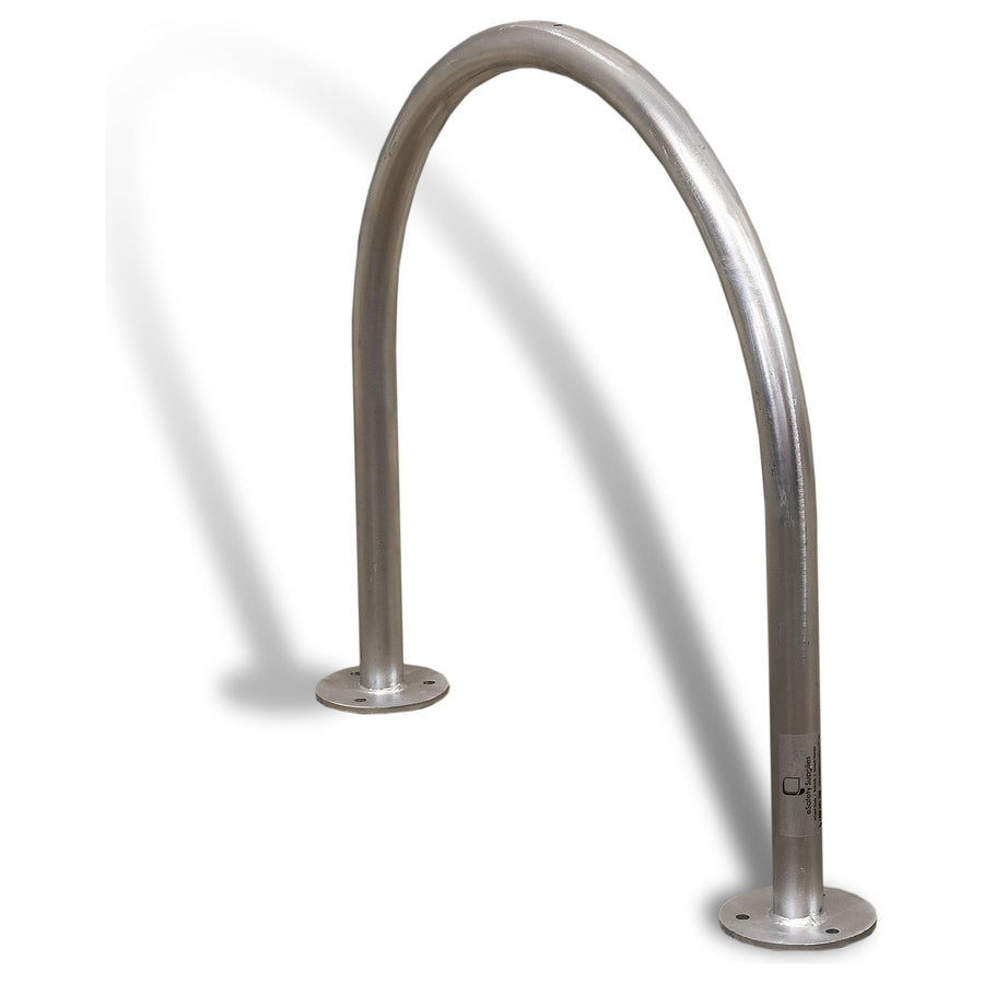 Bike Rack Hoop - Galvanised - Surface Mount 31.5 kg