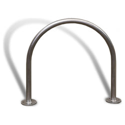 Bike Rack Hoop - Galvanised - Surface Mount