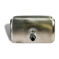 LUVELLE Liquid Soap Dispenser – Stainless Steel – Horizontal – 1100ml