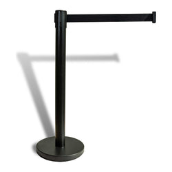 Crowd Control Barrier - Black | Black Belt 35 kg