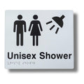 Braille Sign - Unisex Shower Sign 3.5 kg