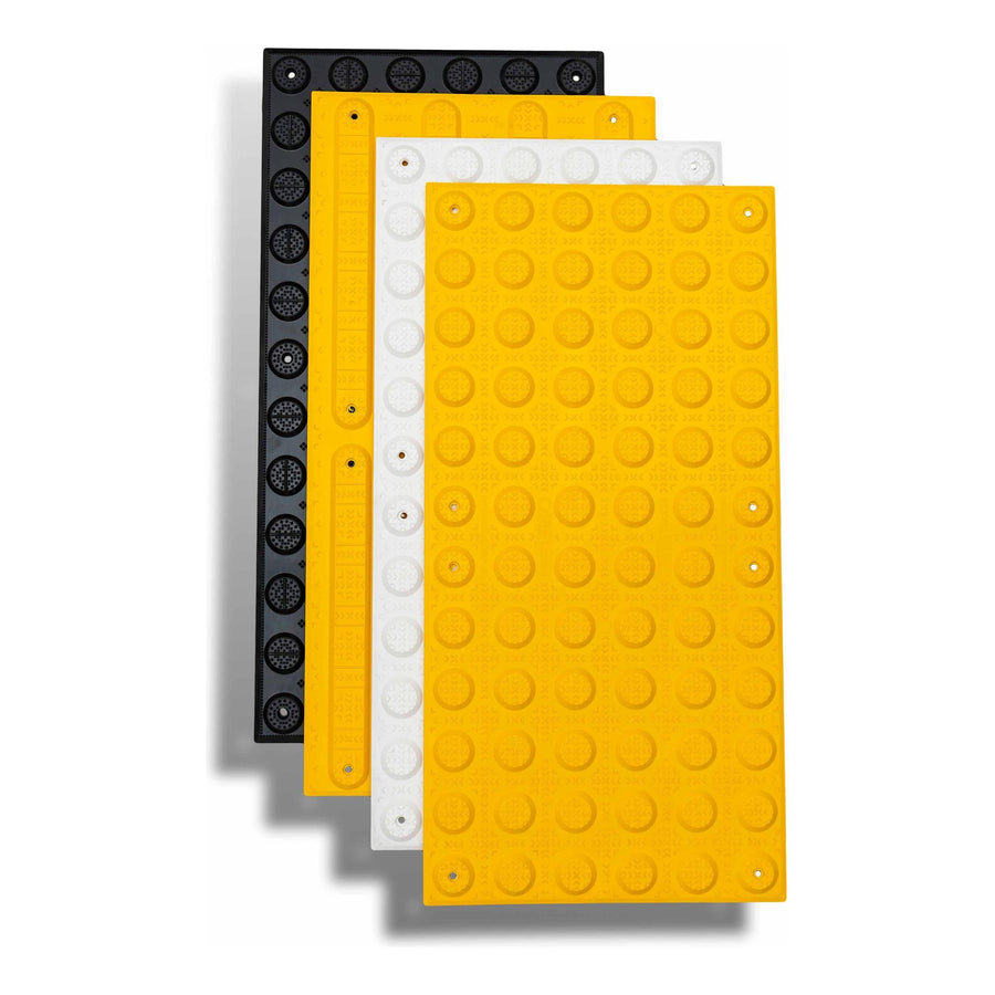 Tactile Indicator Plate - Hazard - Fibreglass - 300 x 600mm 3.5 kg Color Yellow TI-T-P-Y
