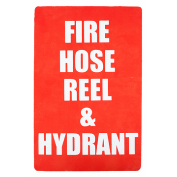 Fire Hose Reel & Hydrant Location Sign | Small 3.5 kg