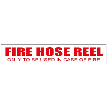 Plastic Fire Hose Reel - Only To Be Used In Case of Fire 0.7 kg