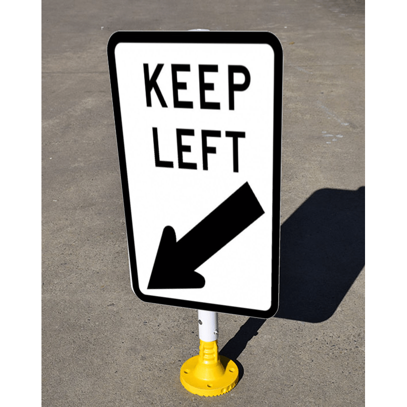 Flexible Sign Delineator Post - 1350mm High