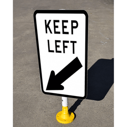 Flexible Sign Delineator Post - 1350mm High