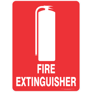 Fire Extinguisher Sign - Symbol 300 x 450 mm