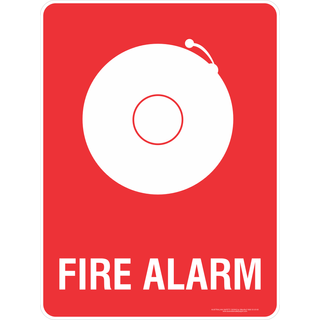 Fire Alarm Sign 3.5 kg 300mm x 450mm