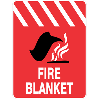 Fire Blanket Sign 3.5 kg 300mm x 450mm