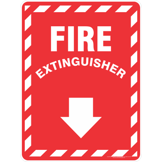 Fire Extinguisher Sign 3.5 kg 300mm x 450mm