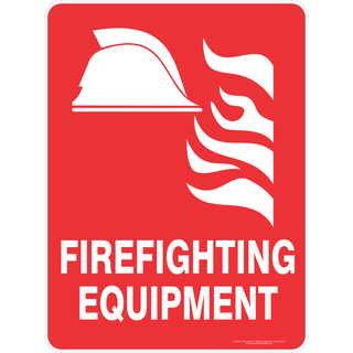 Firefighting Equipment Sign 3.5 kg 300mm x 450mm