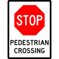 General Sign - Pedestrian Crossing 3.5 kg 300mm x 450mm