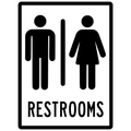 General Sign - Restrooms 3.5 kg 300mm x 450mm