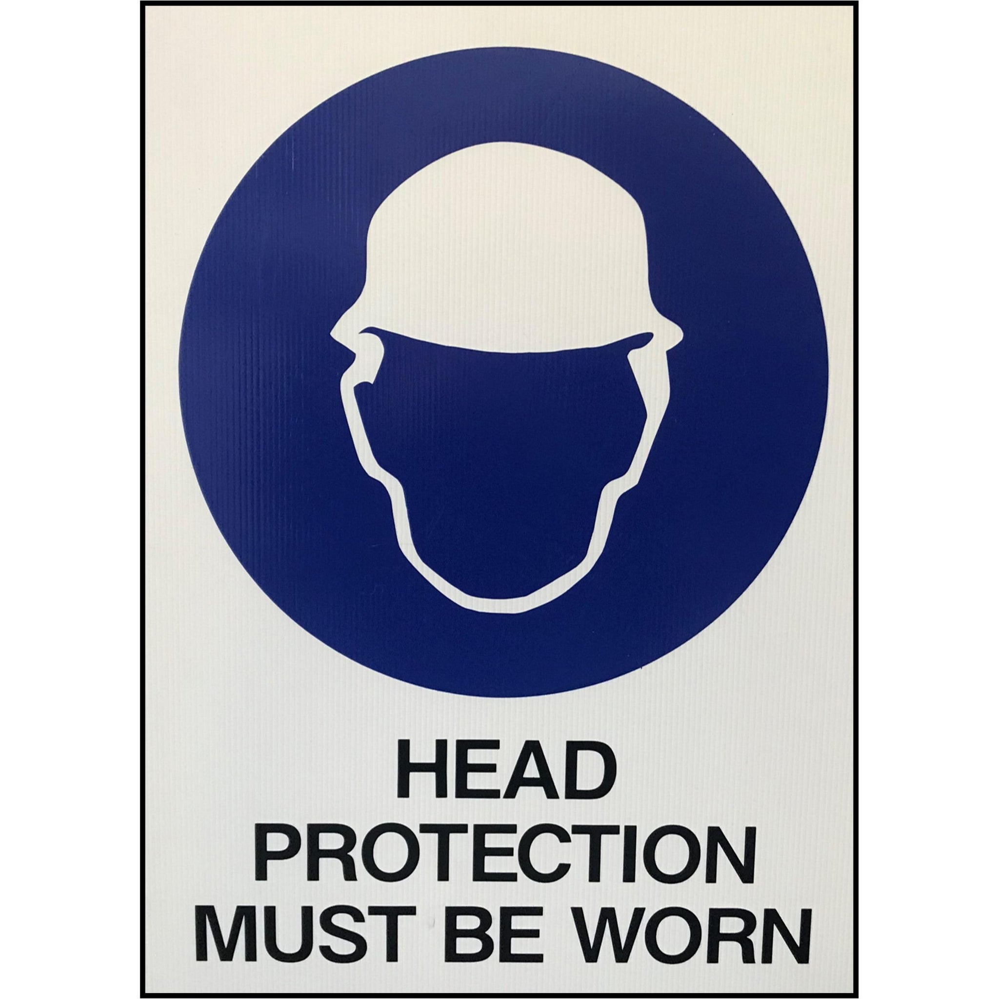 Head Protection Sign