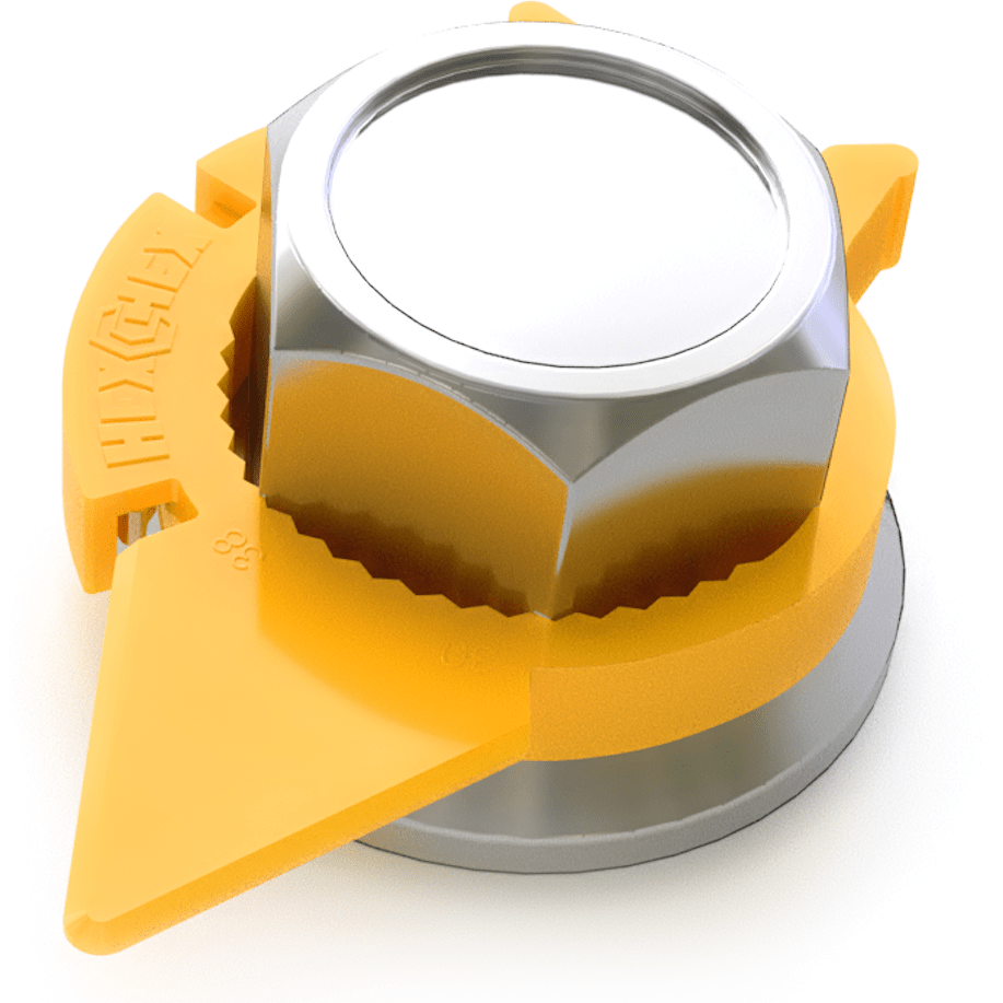 Wheel Nut Safety Indicator - Orange - Various Sizes