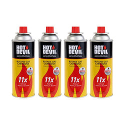 Butane Gas Cartridge – 4 Pack