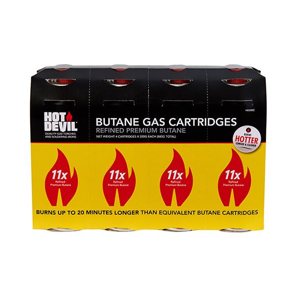 Butane Gas Cartridge – 4 Pack 7 kg