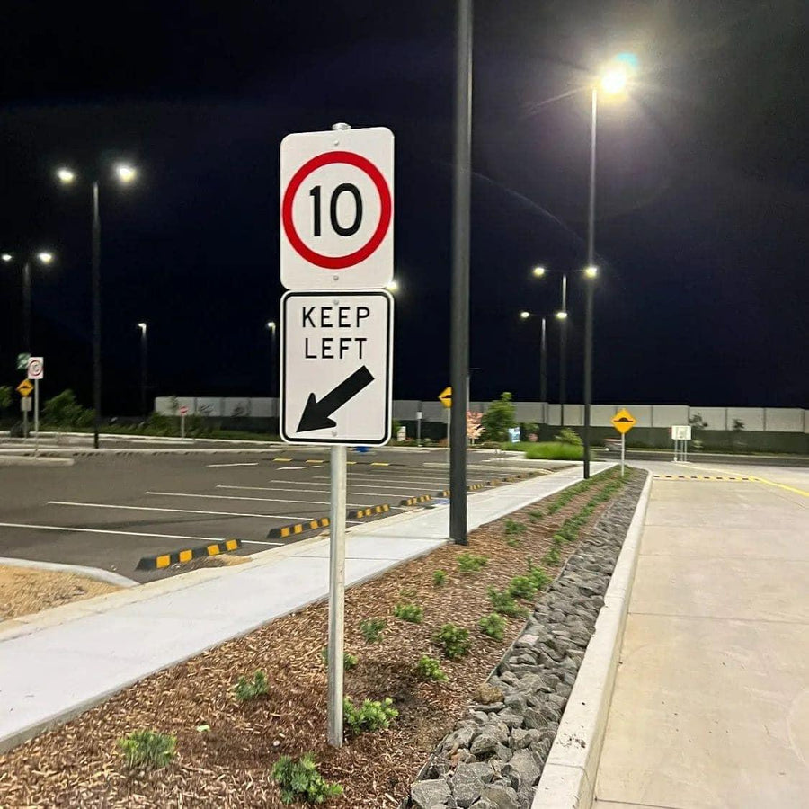 Keep Left Sign - R2-3L | 400x300mm