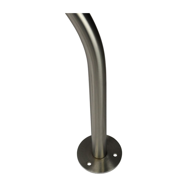 Bike Rack Hoop - Surface Mount - Stainless Steel 42 kg Grade 316 Marine Grade Stainless BR-S-SS-316