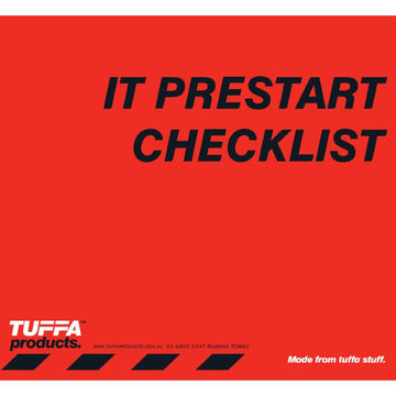 IT Prestart Checklist Books 2.1 kg