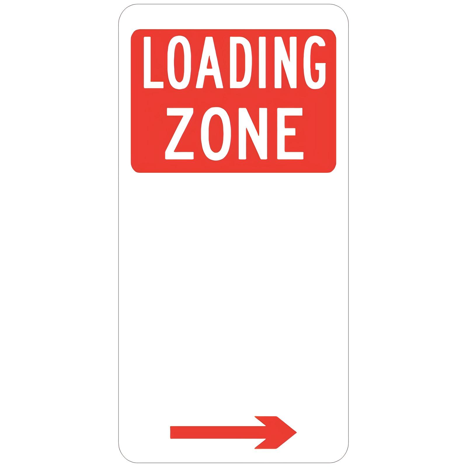 loading zone right arrow