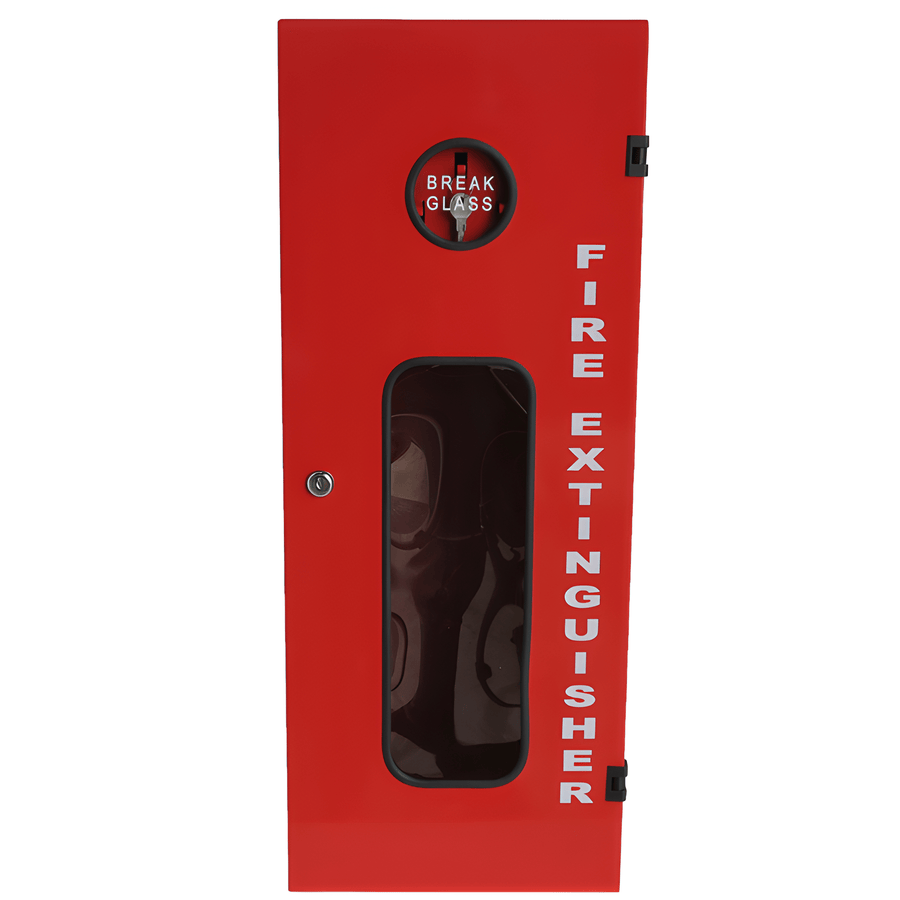 Metal Lockable Fire Extinguisher Cabinet - 9KG | 280x258x710mm 21 kg