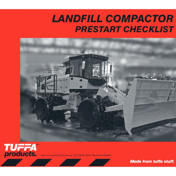 Landfill Compactor Prestart Checklist Books 2.1 kg