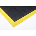 Link Mat Black 900mm x 900mm With Yellow Ramp