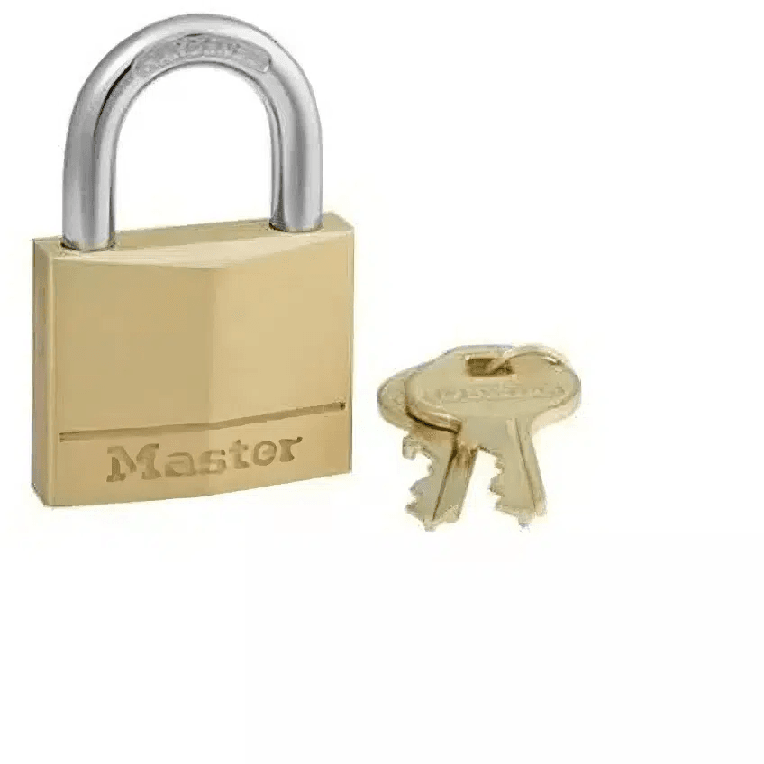 Masterlock 40mm Brass Padlock – Keyed Alike (KEY # 1G014)