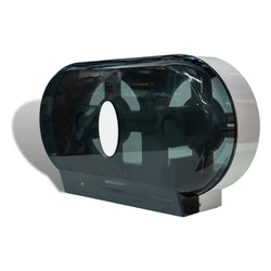 LUVELLE Jumbo Toilet Paper Dispenser – Twin Roll – Plastic