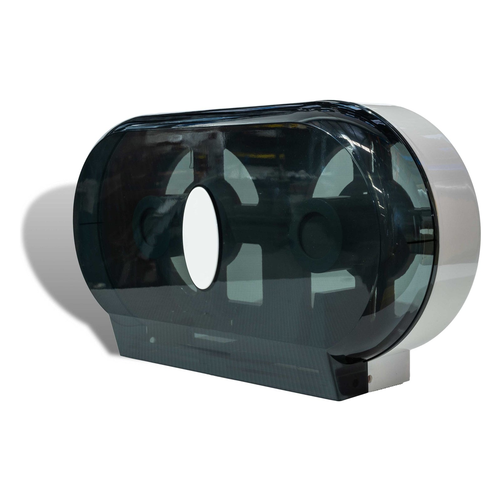 LUVELLE Jumbo Toilet Paper Dispenser – Twin Roll – Plastic