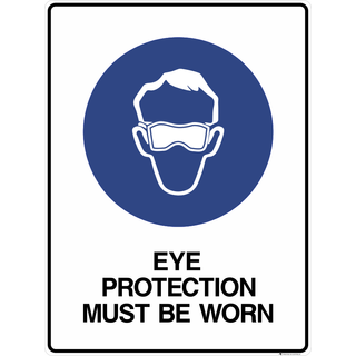 Eye Protection Sign 3.5 kg 300mm x 450mm