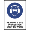 Hearing & Eye Proetction Sign 3.5 kg 300mm x 450mm