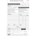 Machinery Daily Check / Tax Invoice Prestart Book