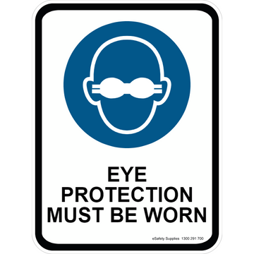 Mandatory Sign - Eye Protection Must Be Worn