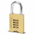 Master Lock - Brass Resettable Combination Padlock - 50mm 3.5 kg