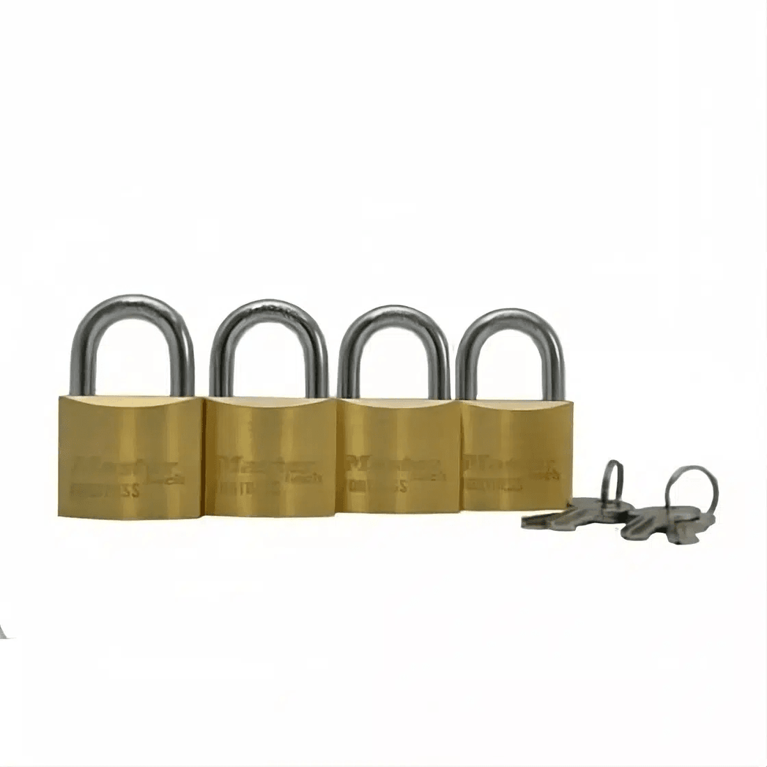 Master Lock Padlock Brass Economy 40mm (Set of 4)