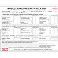 Mobile Crane Prestart Checklist Books