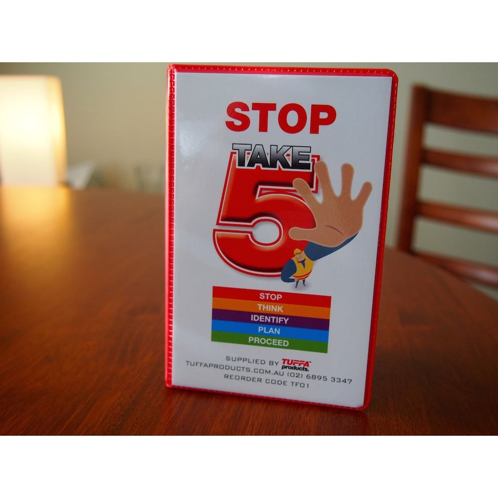 Take 5 Safety Books – Cover & Booklet