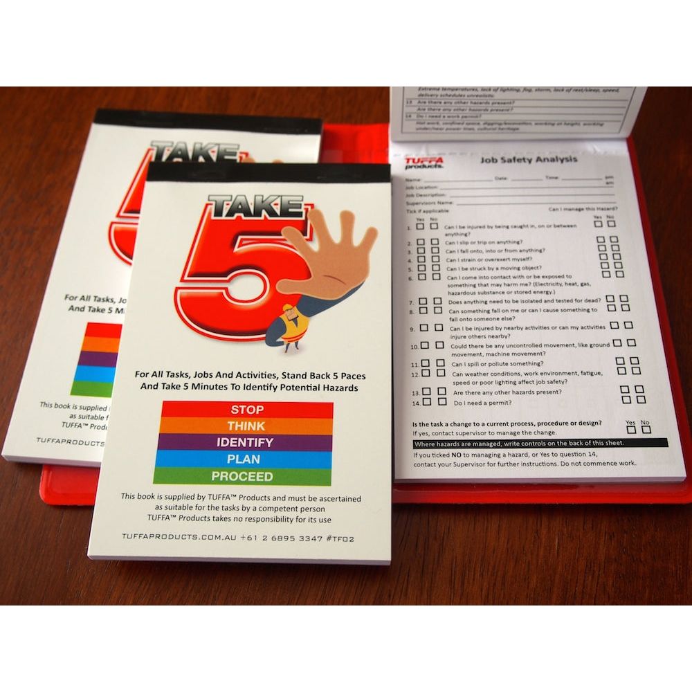 Take 5 Safety Books – Cover & Booklet – eSafety Supplies