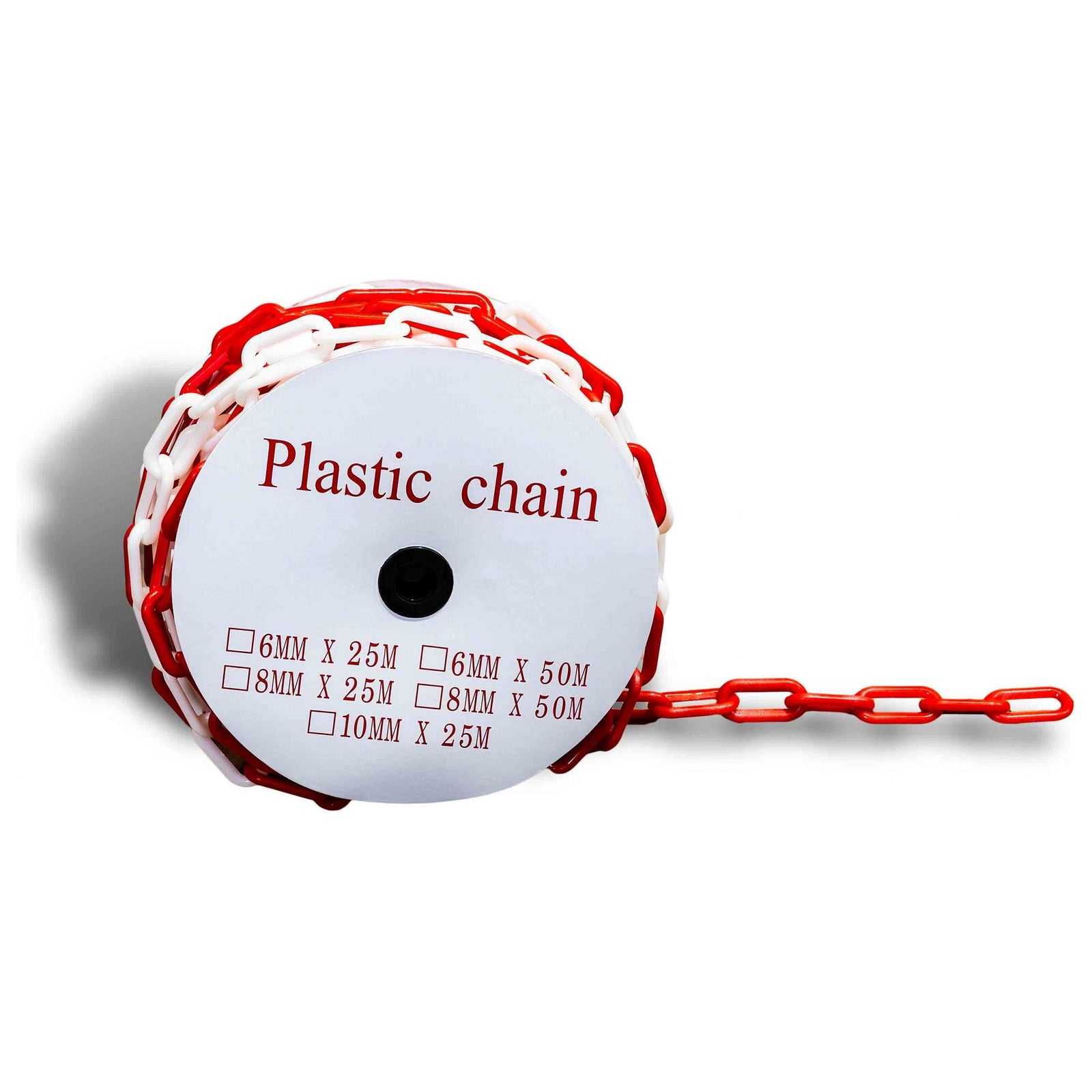 Pvc Chain Roll Plastic Chain Roll | Red & White - eSafety Supplies – eSafety Supplies