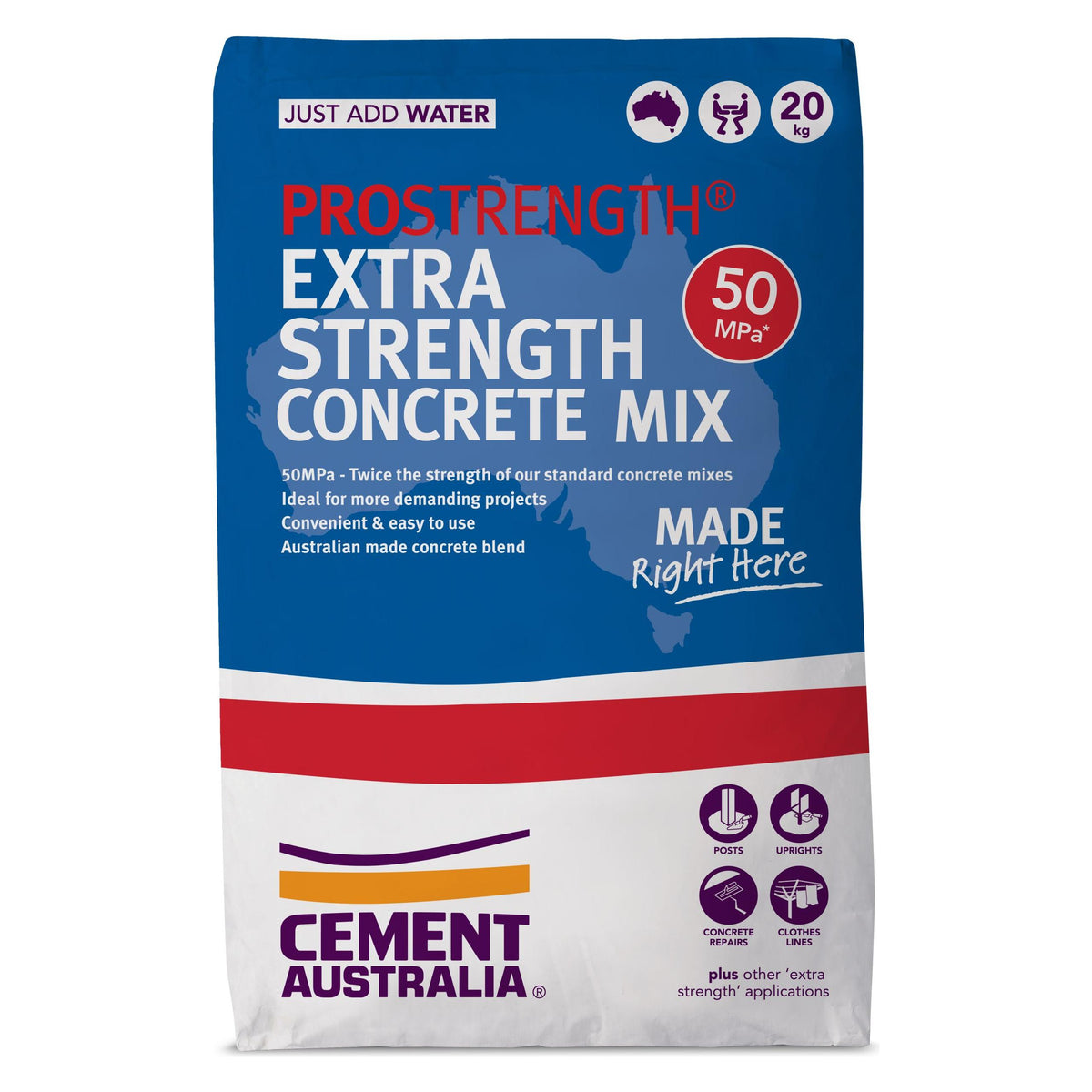 High Strength Concrete Mix Pro 50 20kg 70 kg