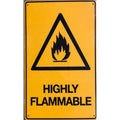 Highly Flammable Sign - Symbol 300 x 450 mm 0.7 kg