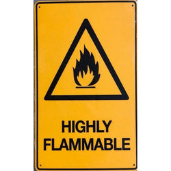 Highly Flammable Sign - Symbol 300 x 450 mm 0.7 kg