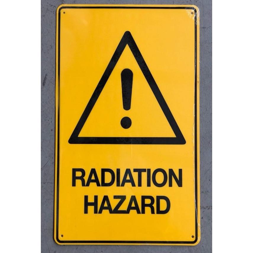 Radiation Hazard Sign 300 x 450 mm
