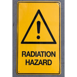 Radiation Hazard Sign 300 x 450 mm 0.7 kg