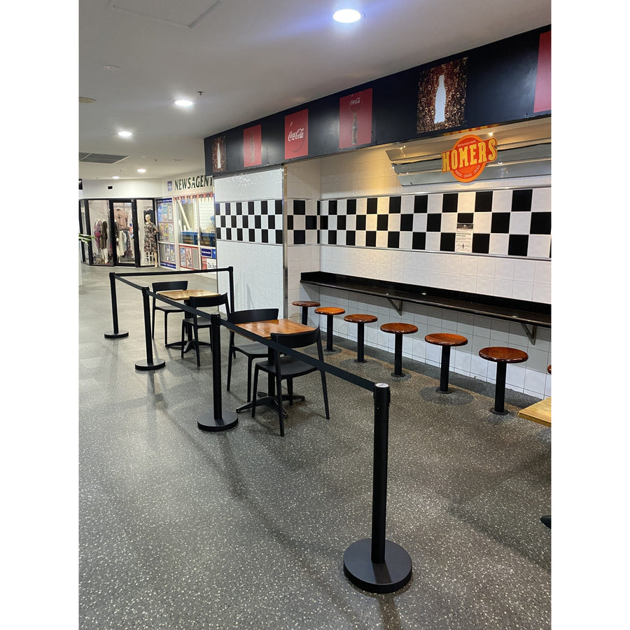 Crowd Control Barrier - Black | Black Belt